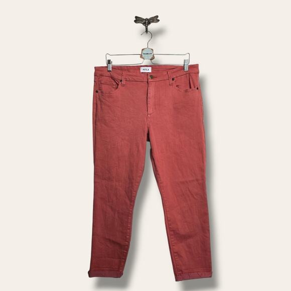 Pistola Drea Slim Straight Stretch High-Rise Jean 33 - Red Rock - Picture 3 of 12